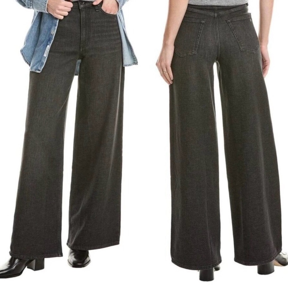 rag & bone Dark Gray Flare Jeans